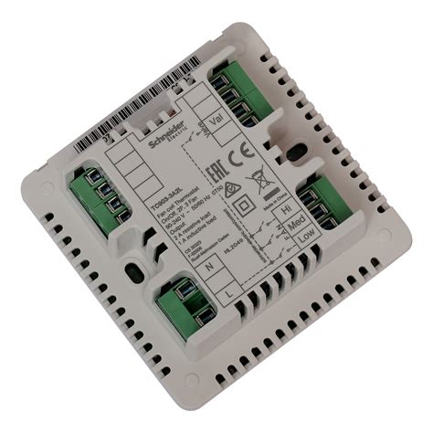 Schneider LCD 5 Button Spacelogic Thermostat, TC903-3A2L, 2P, 3 fan ...