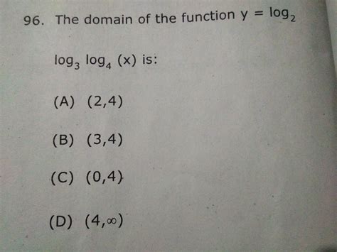 the domain of the function... - Brainly.in