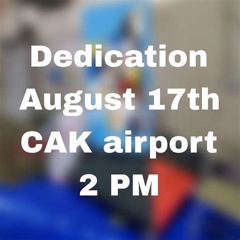 CAK Wing Sculpture dedication, Akron-Canton Airport (CAK), Lake Cable ...