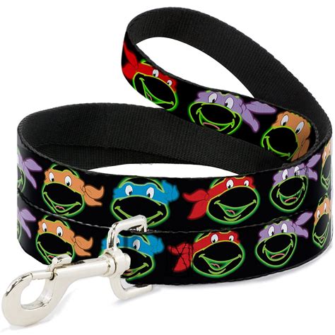 Nickelodeon Buckle-Down Pet Leash - Classic TMNT Electric Expressions ...