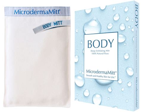 Buy MicrodermaMitt Deep Body Exfoliator Glove – Dead Skin Remover ...