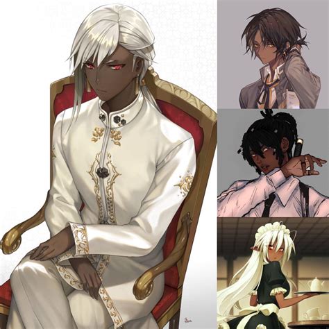Dark Skin Male Anime Characters