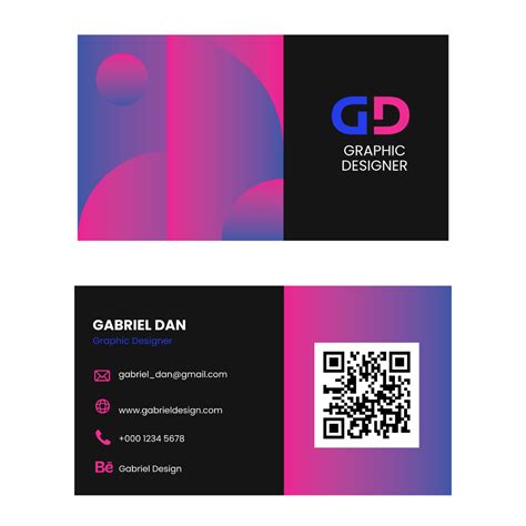 Graphic Designer Business Card Design 的图像结果
