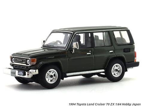 1994 Toyota Land Cruiser 70 ZX olive green 1:64 Hobby Japan diecast ...