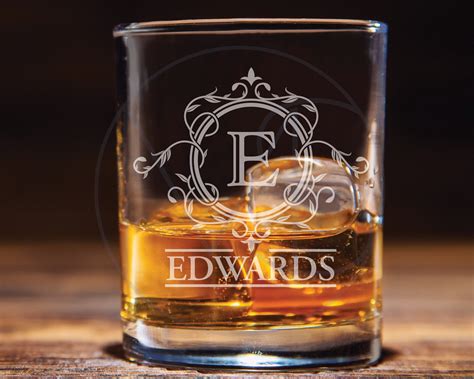 Custom Engraved Whiskey Glass — MS Designs