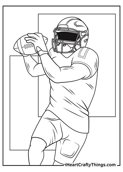 Nfl Football Coloring Pages Printable Coloring Pages