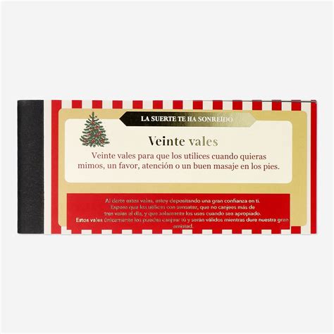 Vouchers for favours in Spanish - 20 pcs | Flying Tiger Copenhagen