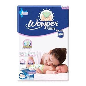 Buy Wowper Fresh Baby Diaper Pants | Wetness Indicator | Upto 12 Hrs ...