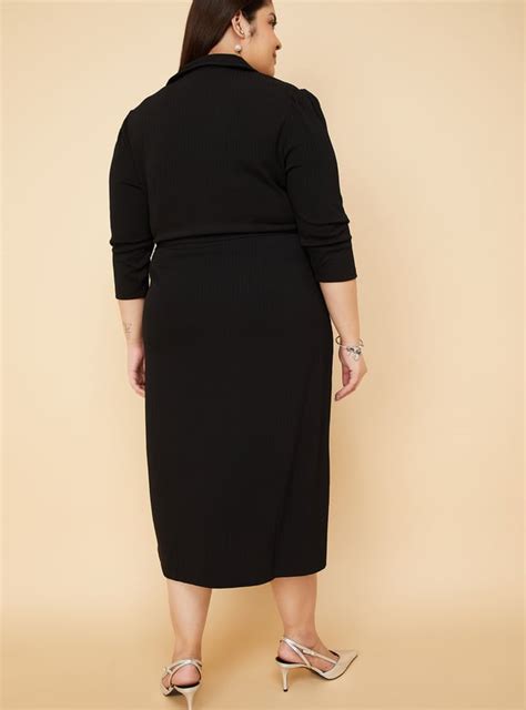 Buy Women Solid Wrap Dress Online at just Rs. 1699.0 - 1000016097460 ...