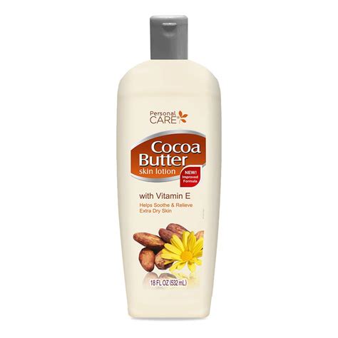 Buy Personal Care Cocoa Butter Skin Lotion with Vitamin E, 20oz - Helps ...