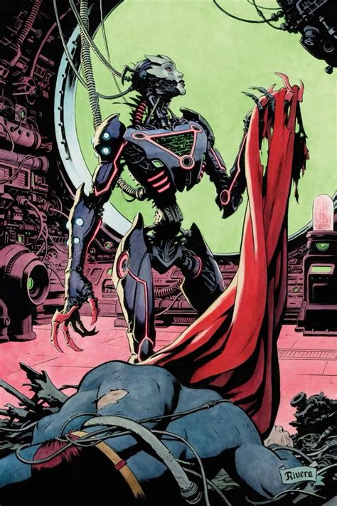 Superman vs Brainiac Queen | Dc comics art, Comic art, Superman