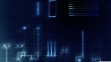 Futuristic Circuitry Illuminates Technology Wallpaper | Background FREE ...