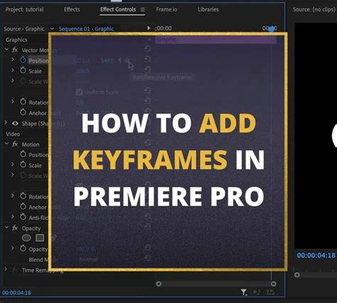 Image result for Premiere Pro Keyframes