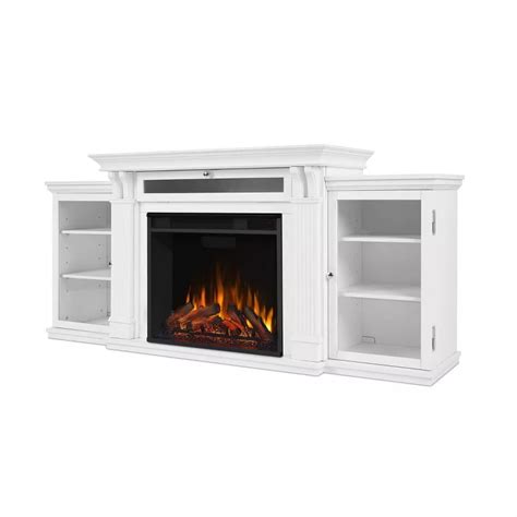 Real Flame Calie TV/media Stand Fireplace White | Ubuy India