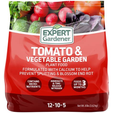 Expert Gardener Tomato and Vegetable Garden Plant Food Fertilizer 12-10 ...