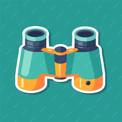 Premium Vector | Binoculars vector illustration