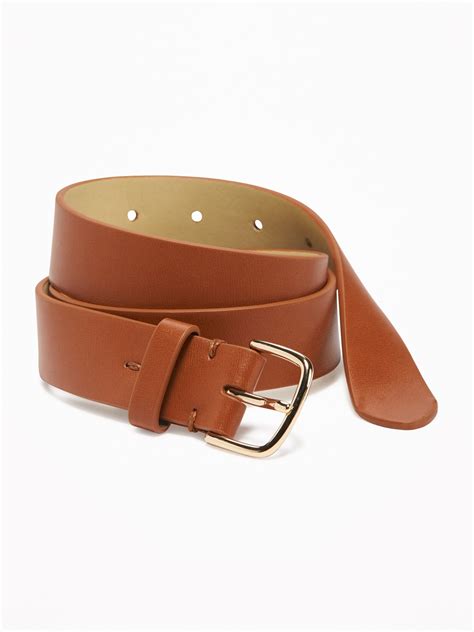 Faux-Leather Belt for Women (1") | Old Navy