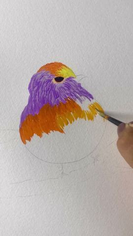 How to Paint a Bird with Gouache – MENORAH Creatif