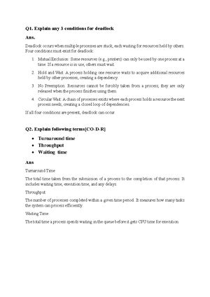 All IMP Queations OSY - Osy all imp questions - Attempt Any FIVE (10 ...