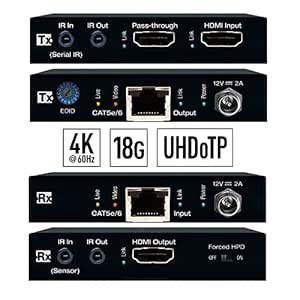 Buy Key Digital KD-EX18G 4K HDR HDMI Extender Transmitter and Receiver ...