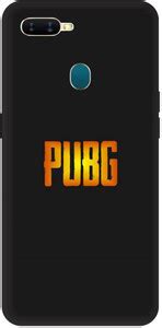 PRINTVEESTA Back Cover for Oppo A7/CPH1901 pubg, pubg text, black and ...