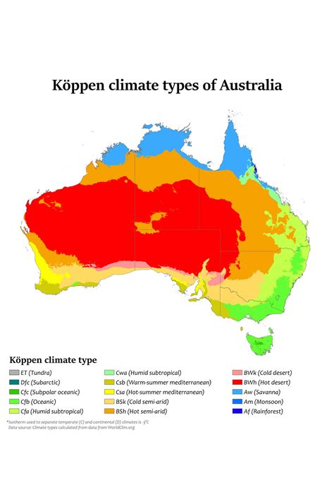 Humid Subtropical Map