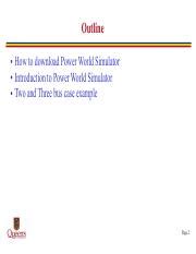 PowerWorld Tutorial 的图像结果