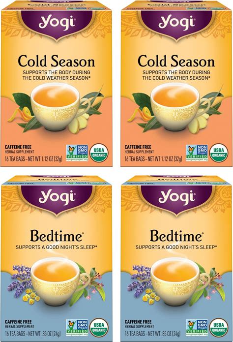 Amazon.com : Yogi Tea Throat Comfort Tea - 16 Tea Bags per Pack (4 ...