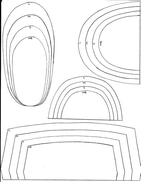 Image result for Free Printable Baby Bootie Patterns