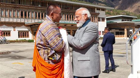 PM Modi Arrives in Bhutan for his Last Foreign Visit Before Lok Sabha ...