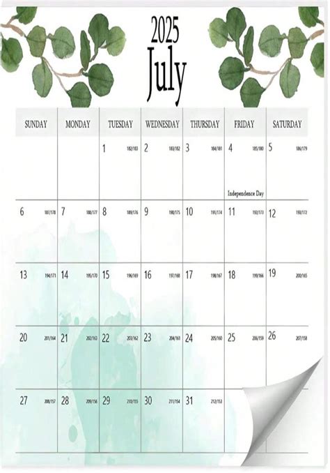 2025 Aesthetic Magnetic Calendar For Refrigerator, Fridge Calendar Runs ...