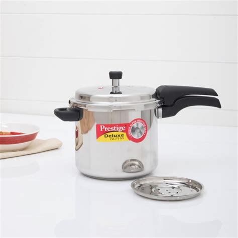 Buy PRESTIGE Deluxe Alpha Stainless Steel Pressure Cooker from Prestige ...