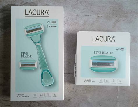 Lacura Five Blade Razor with Wide Moisture Bar + Razor Blade ...