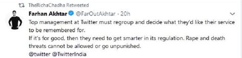 Rape And Death Threats Should Not Be Allowed On Twitter, Urges Actor ...