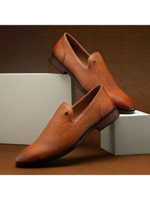 Buy Arrow Men Tan Trune Formal Slip On Online