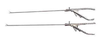 Laparoscopic Ethicon-Type Needle Holder Curved Jaw Right & Left Hand ...