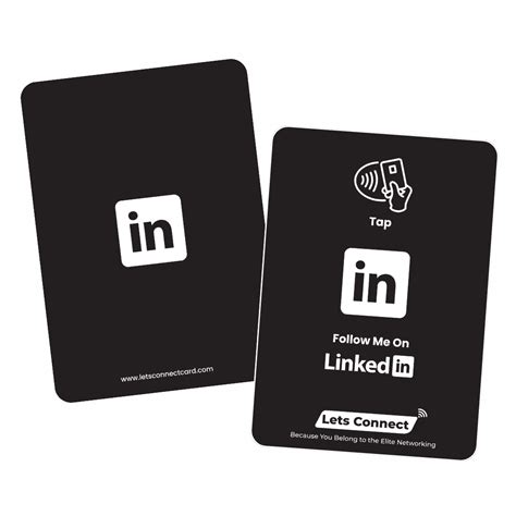 LinkedIn Business Card with NFC & QR Code (India)