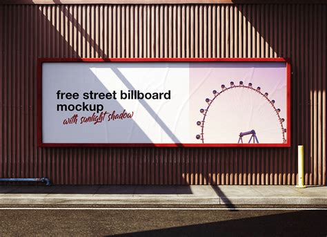 Urban City Old Billboard Mockup | Plantillas PSD gratuitas