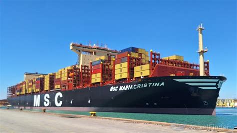 MSC MARIACRISTINA, Container Ship - Details and current position - IMO ...