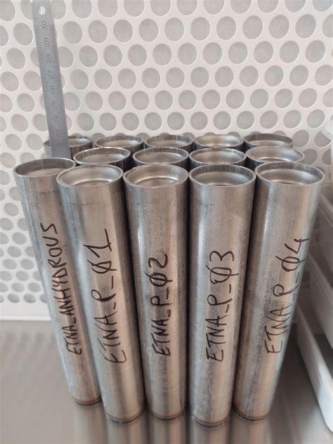 Completion of filling capsules for the coming experiments at pressures and temperatures relevant ...