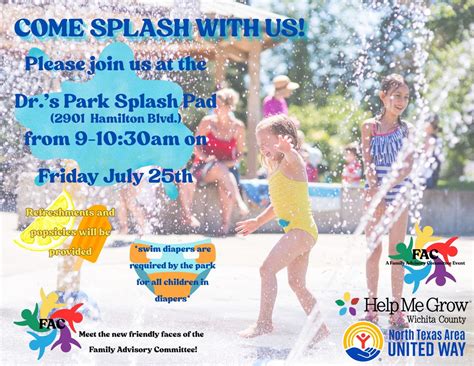 FRC Pop-up: Splashpad, 2901 Hamilton Blvd, Wichita Falls, TX 76308-1351 ...