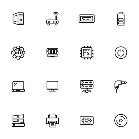 Computer Hardware Examples Icon 的图像结果