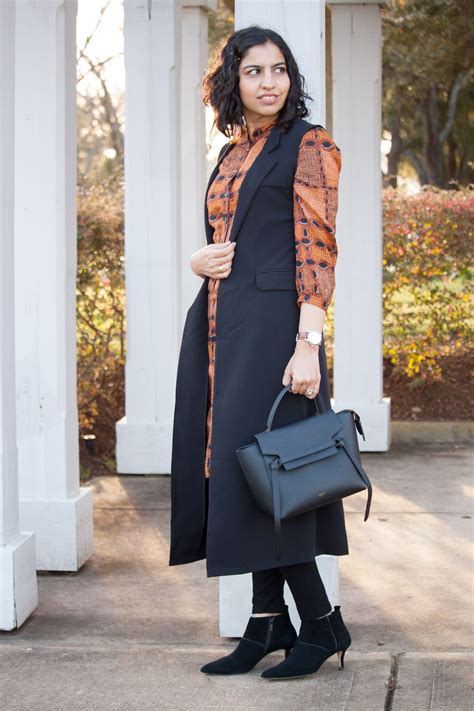 How To Style A Long Black Vest at William Melendez blog