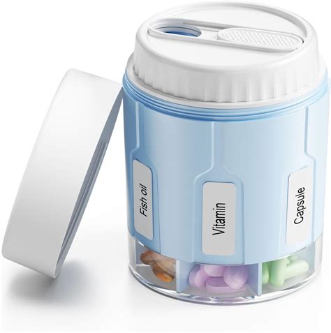 Amazon.com: Daviky Pill Bottle Organizer, Supplement Organizer with 7 ...