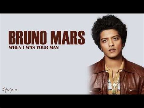 Bruno Mars _ when I was your man//should of bought you flowers - YouTube