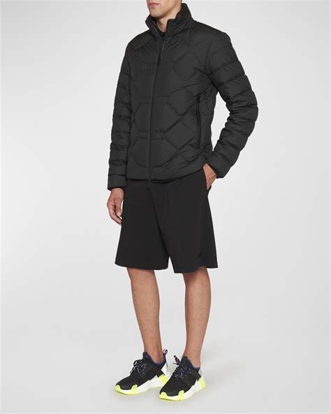 Moncler Men's Lauzet Quilted Down Jacket | Neiman Marcus