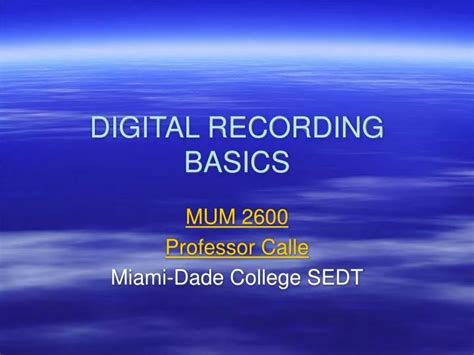 Image result for Computer Recording Basics