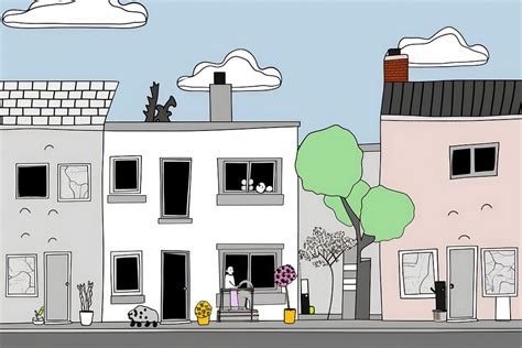 Building Drawing Cartoon 的图像结果