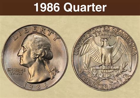 1986 Quarter Coin Value (Errors List, "D", "S" & "P" Mint Mark Worth ...
