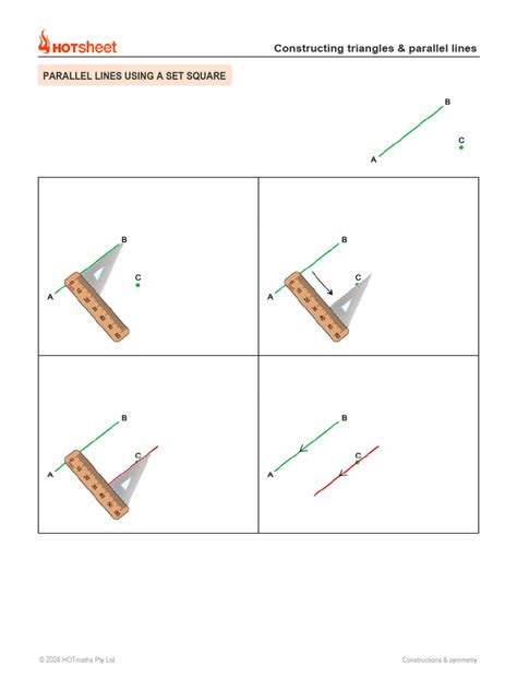 How to Draw Parallel Lines Using Set Square 的图像结果